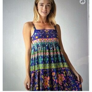 Natural Life Patricia Mini Dress Medium Bohemian Summer Vacation Casual Beach